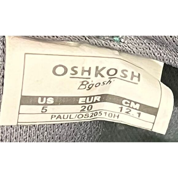 Osh Kosh Toddler Boys Blue And Gray Sandals Sz 5 - Picture 3 of 4